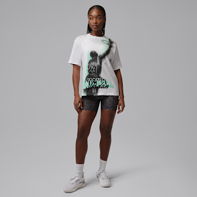 Jordan Sport Heritage Dri-FIT Grafikli Kadın Tişörtü görsel 5