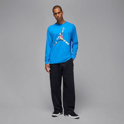 Jordan Flight Men's Long-Sleeve Crewneck T-Shirt