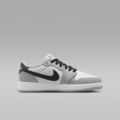 Air Jordan 1 Low OG 'Wolf Grey' Older Kids' Shoes