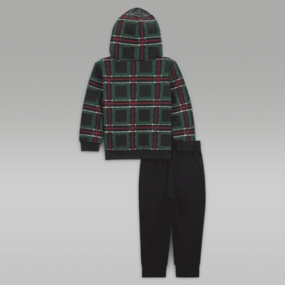 Conjunto de sudadera con gorro sin cierre para los días festivos de 2 piezas para bebé (12 a 24 meses) Jordan Brooklyn Essentials