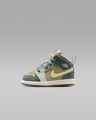 Детские кроссовки Jordan 1 Mid SE Baby/Toddler