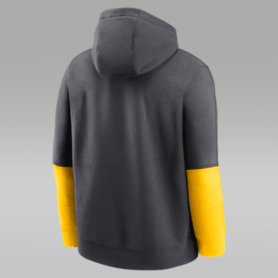Sudadera con gorro sin cierre universitaria Nike para hombre Michigan Wolverines Sideline Team Issue Club