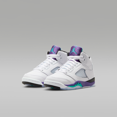 Jordan 5 Retro "Grape" Little Kids' Shoes