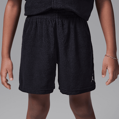 Conjunto de campamento de tela de felpa de dos piezas para niños talla pequeña Jordan
