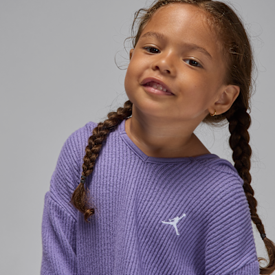 Jordan Toddler Heir To The Crown 2-Piece Ribbed Pullover Set