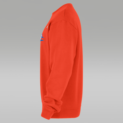 Oklahoma City Thunder Statement Essentials Men's Jordan NBA Fleece Crew-Neck Sweatshirt