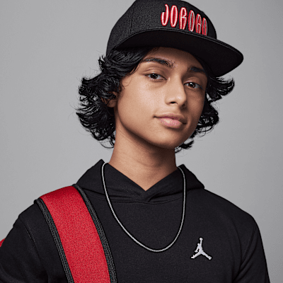 Sudadera con gorro sin cierre de tejido French Terry para niño talla grande Jordan MJ Brooklyn
