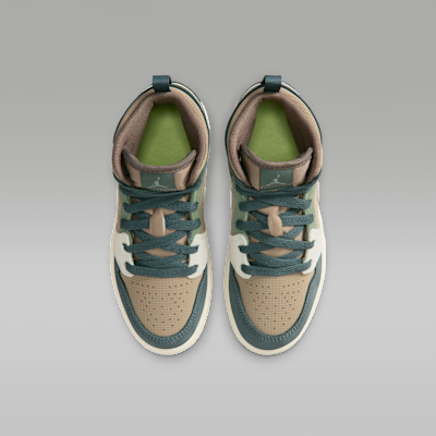 Tenis para niños de preescolar Jordan 1 Mid SE