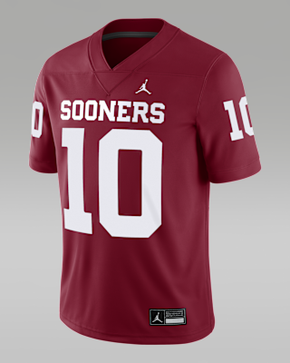 Мужские джерси John Mateer Oklahoma Men’s Jordan Brand Dri-FIT College NIL Game Jersey
