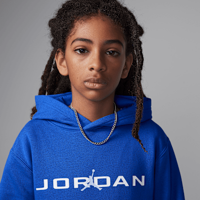Sudadera con gorro sin cierre Baseline para niños talla grande Jordan