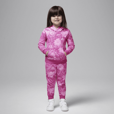 Jordan Brooklyn Essentials zweiteiliges Pullover-Set mit Blumenprint (Kleinkinder)