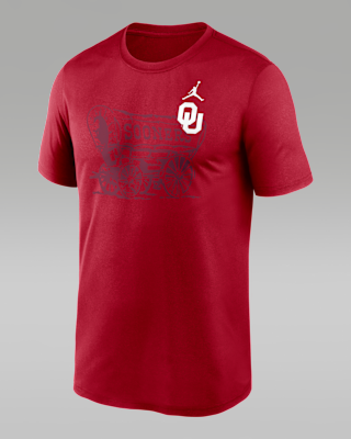 Мужская футболка Oklahoma Campus Legend Shadow Logo Nike Dri-FIT College