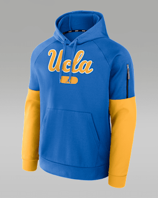 Мужское худи UCLA Bruins Fitness Men’s Jordan Brand Therma College Pullover Hoodie для тренировок