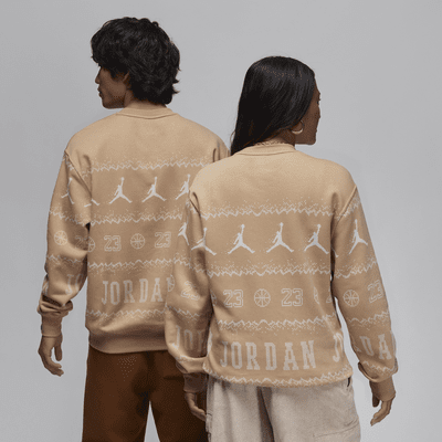 เสื้อคอกลมผ้าฟลีซ Jordan Essentials Holiday