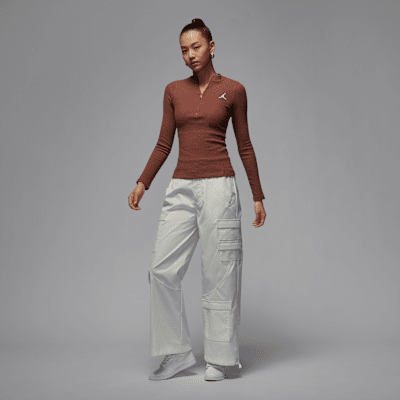 Jordan Women's Long-Sleeve 1/2-Zip Knit Top