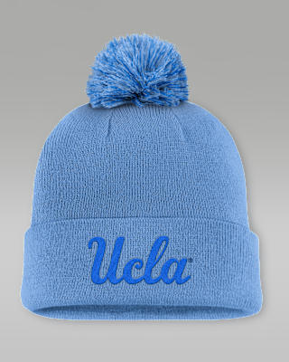Мужские  UCLA Primetime Campus Toned Jordan Brand College Cuffed Pom Beanie