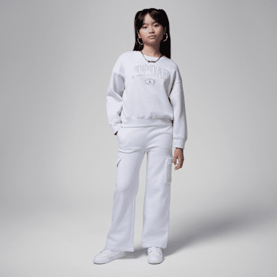 Prenda para la parte superior de cuello redondo 1st Baby Blue para niños talla grande Jordan