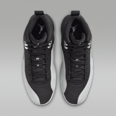 Air Jordan 12 Retro "Black and Wolf Grey" Men's Shoes