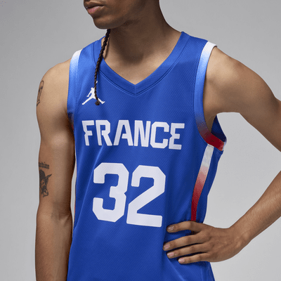 Maillot de basket replica Jordan Victor Wembanyama France Limited Road pour homme