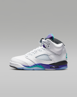 Air Jordan 5 Retro "Grape" Big Kids' Shoes