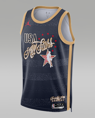 Мужские джерси Jalen Brunson 2026 NBA All-Star Game Nike Dri-FIT NBA Swingman Jersey для бега