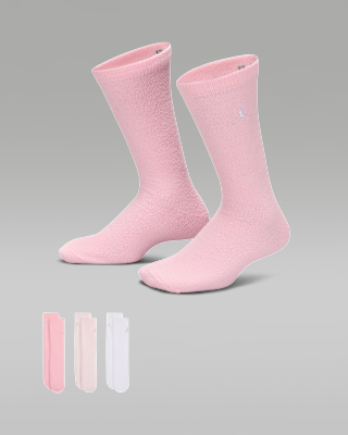 Детские носки Jordan Big Kids' Supersoft Cozy Crew Socks (3 Pairs)
