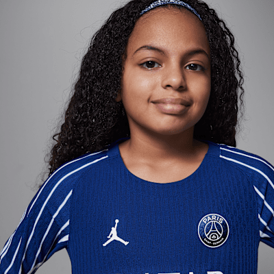 Paris Saint-Germain 2024/25 Match Fourth Older Kids' Jordan Dri-FIT ADV Football Authentic Long-Sleeve Shirt