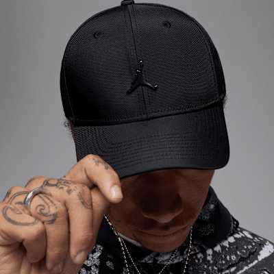 Jordan Rise strukturierte Cap mit Jumpman aus Metall