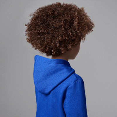 Conjunto de 2 piezas de sudadera con gorro sin cierre Baseline para niños talla pequeña Jordan