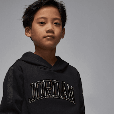 Dvoudílná souprava Jordan "See Me Shine" s flísovou mikinou s kapucí pro malé děti
