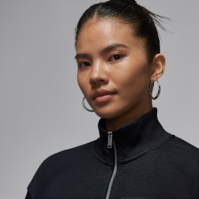 ジョーダン ブルックリン フリース ウィメンズ 1/4ジップ ハイク マイク トップス