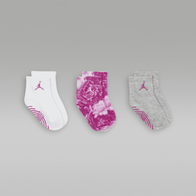 Jordan Baby (12-24M) Gripper Socks (3 Pairs)