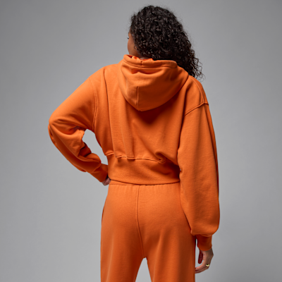 Jordan Flight Fleece Women's Cropped Satin-Lined Hoodie