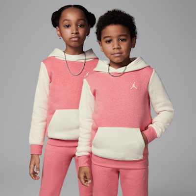 Conjunto de 2 piezas de sudadera con gorro para niños talla pequeña Jordan MJ Brooklyn Fleece