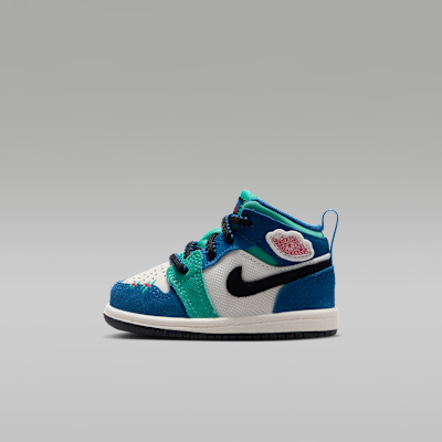 Детские кроссовки Jordan 1 Mid SE Baby/Toddler Shoes