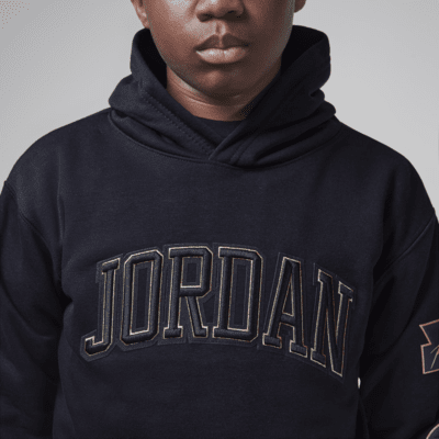 Sudadera con gorro sin cierre para niños talla grande Jordan "See Me Shine"