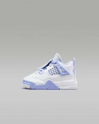 Детские кроссовки Jordan 4 Retro "Aluminum" Baby/Toddler