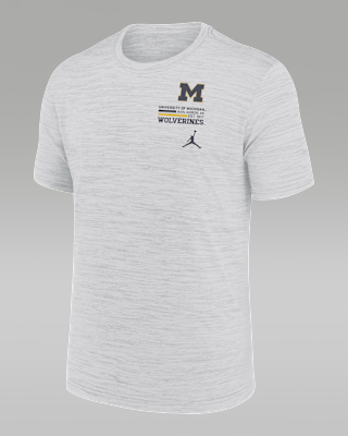 Мужская футболка Michigan Campus Chest Stack Velocity Nike Dri-FIT College