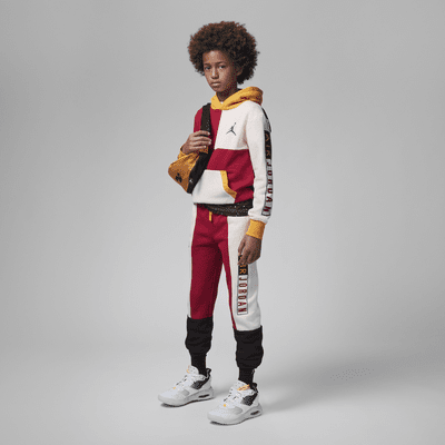Jordan Big Kids' Paprika Fleece Pullover Hoodie