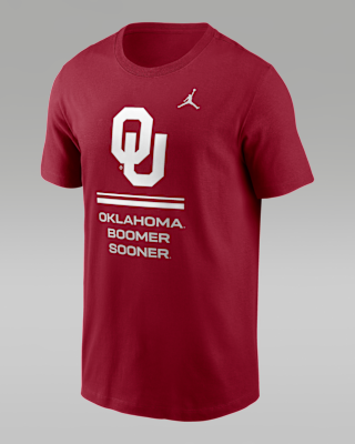 Мужская футболка Oklahoma Sideline Jordan Brand Dri-FIT College