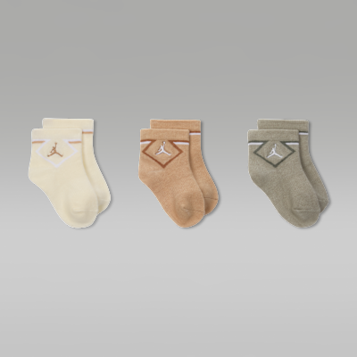 Calcetines al tobillo Jordan para bebé e infantil (3 pares)