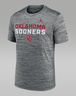 Мужская футболка Oklahoma Campus Center Stack Velocity Nike Dri-FIT College