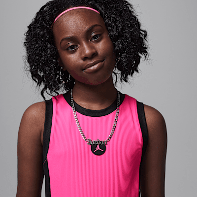 Jordan Big Kids' "She Takes Flight" Ribbed Dress