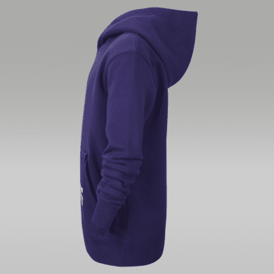 Charlotte Hornets Courtside Statement Edition Big Kids' Jordan NBA Fleece Pullover Hoodie