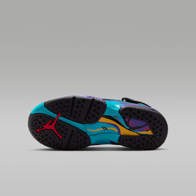 Air Jordan 8 Retro "Aqua" Big Kids' Shoes