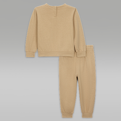 Ensemble deux pièces avec haut col ras-du-cou Jordan Brooklyn Fleece pour bébé (12-24 mois)