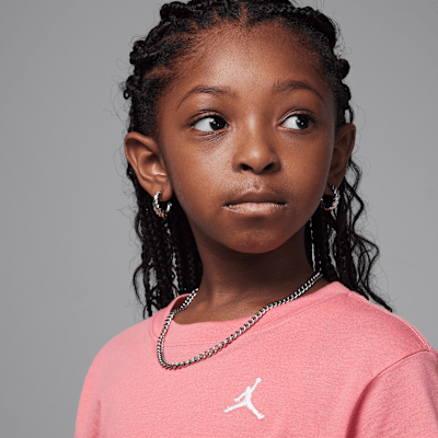 Σετ δύο τεμαχίων με φλις σορτς Jordan Brooklyn Essentials για μικρά παιδιά