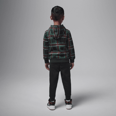 Conjunto de sudadera con gorro sin cierre para los días festivos de 2 piezas infantil Jordan Brooklyn Essentials