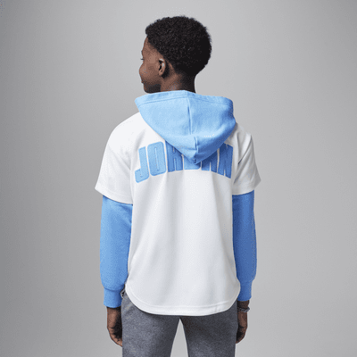Bluza baseballowa z kapturem dla dużych dzieci Jumpman Jordan