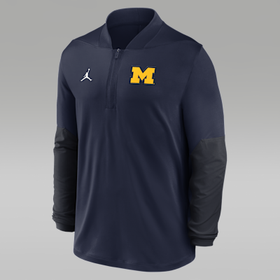 Michigan Men's Jordan Brand Dri-FIT College 1/2-Zip Top